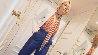 Η Βίκυ Καγιά δε θα μπορούσε να λείπει από το τελευταίο show του Gaultier | Να τι φόρεσε για να τον τιμήσει