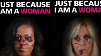 Michelle Obama-Brigitte Macron | Φωτογραφίζονται για καμπάνια κατά της βίας εναντίον των γυναικών