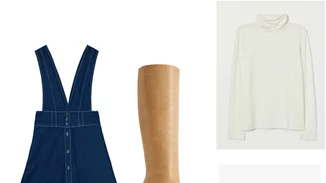 Πώς θα φορέσω το τζιν φόρεμα-σαλοπέτα;