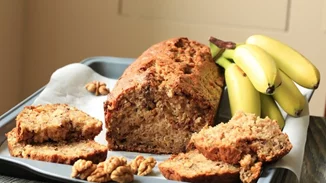 Κέικ με γιαούρτι και μπανάνα