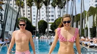 Μαριέττα Χρουσαλά-Λέων Πατίτσας | Το album των πολυτελών διακοπών τους στις ΗΠΑ και το δείπνο στην έπαυλη του Versace