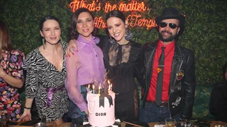 Γενέθλια Ραμόνας Βλαντή | Η Dior τούρτα, οι καλεσμένοι από τον χώρο της μόδας & το total black outfit