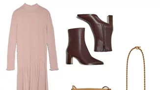 Πώς να συνδυάσω το πλεκτό φόρεμα;