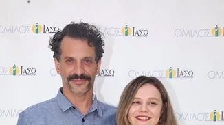 Γεωργία Αβασκαντήρα | Με maxi λαδί φόρεμα κατά την έξοδό της από το μαιευτήριο (pics)