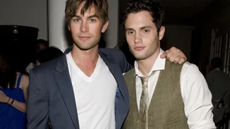 Penn Badgley και Chace Crawford σε ένα διαδικτυακό reunion του Gossip Girl