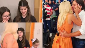 Έτσι έστησε η Ελένη Μενεγάκη το πλάνο με το φιλί στον Ματέο και τα παιδιά - Η συγκίνηση της κόρης της Λάουρας (vid)