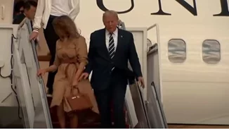 Nέο άκυρο από τη Melania στον Trump | Το στιγμιότυπο που κάνει τον γύρο του διαδικτύου (vid)