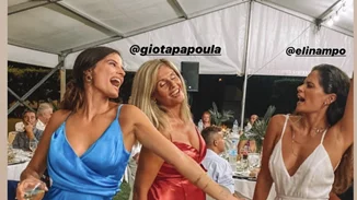 Χριστίνα και Ελίνα Μπόμπα: Τι φόρεσαν σε βάφτιση που πήγαν μαζί!