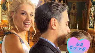 «Αυτοί οι δύο είναι η ευτυχία μου» | Η Μαντώ Γαστεράτου φωτογραφίζει τον σύζυγο και τον γιο της