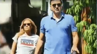 Τζένη Μπαλατσινού | Τα πρώτα πλάνα με (πολύ) φουσκωμένη κοιλίτσα και η βόλτα με τον Βασίλη Κικίλια στον έκτο μήνα της εγκυμοσύνης της