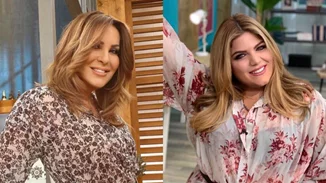 Με το ίδιο φόρεμα η Ναταλία Γερμανού και η Δανάη Μπάρκα | Τα σχόλια της Έλενας Γαλίφα και της Μαρίας Καλάβρια