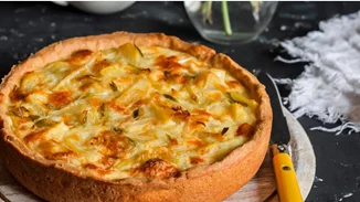 Τάρτα με ελαιόλαδο και τυρί