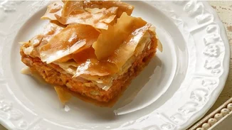 H πίτα της κόκκινης κολοκύθας