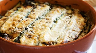 Κολοκυθάκια με μανούρι και λεμόνι