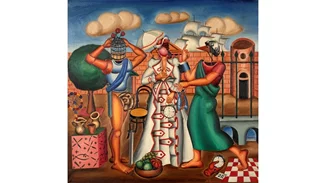 Σε τιμή ρεκόρ πουλήθηκε πίνακας του Ν. Εγγονόπουλου