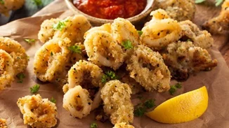 Καλαμαράκια στη λαδόκολλα