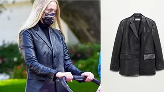 Η Sophie Turner με μοντέρνο σακάκι από τα Mango | Δες πώς το φόρεσε