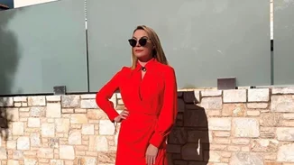 Τατιάνα Στεφανίδου | Εντυπωσιακή στα κόκκινα στην πρεμιέρα της νέας της εκπομπής