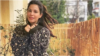 Κατερίνα Παπουτσάκη | Aπογείωσε το λεοπάρ μοτίβο με φόρεμα από τα H&M