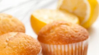 Υγιεινή συνταγή για μάφινς με λεμόνι και γιαούρτι