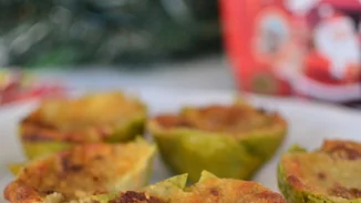 Συνταγή για cupcakes αλμυρά με λαζάνια και διάφορα τυριά