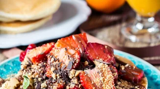 Νηστίσιμα πάνκεικς με αλεύρι ολικής άλεσης