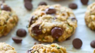 Μπισκότα βρόμης με σοκολάτα, μπανάνα και κρυμμένο κολοκυθάκι!