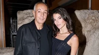 Η Δήμητρα Κούστα δίπλα στον James Franko | Η total black εμφάνιση με metallic γόβες