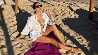 Σταματίνα Τσιμτσιλή | Η εμφάνιση για μπάνιο με luxury τσάντα θαλάσσης που σχολιάστηκε