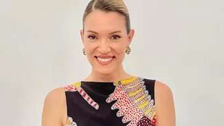 Βίκυ Καγιά | Στη Ρώμη για τα γυρίσματα του ημιτελικού του GNTM - Οι backstage φωτογραφίες με τους κριτές