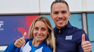 Λευτέρης Πετρούνιας και Βασιλική Μιλλούση | Οι γλυκύτατες κόρες τους πήραν τα πρώτα τους μετάλλια στην ενόργανη γυμναστική