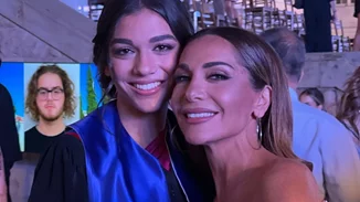 Ψηλή και καλλίγραμμη | Η εμφάνιση της Μελίνας Νικολαίδη με αθλητικό κολάν και μπουστάκι