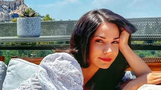 Κατερίνα Γερονικολού | Έγινε κουμπάρα φορώντας το πιο ονειρεμένο λιλά φόρεμα του καλοκαιριού