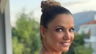 Η Παναγιώτα Βλαντή φόρεσε κολάν στο απόλυτο χρώμα της άνοιξης