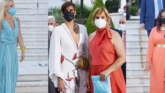 Όλες οι κομψές εμφανίσεις στη δεξίωση του Προεδρικού Μεγάρου