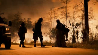 Σε εξέλιξη πυρκαγιά στην Κύμη Ευβοίας