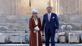Η βασίλισσα Maxima και ο βασιλιάς Willem-Alexander της Ολλανδίας στην Αθήνα