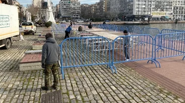 Ετοιμασίες στο λιμάνι της Θεσσαλονίκης για την τελετή καθαγιασμού των Υδάτων