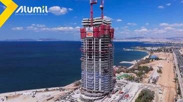 Riviera Tower | Υλοποιείται το ψηλότερο κτίριο της χώρας με προηγμένα συστήματα της ALUMIL