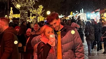 Ελένη Βουλγαράκη & Φώτης Ιωαννίδης | Ποζάρουν αγκαλιά στη χριστουγεννιάτικη Λισαβόνα