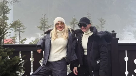 Δήμητρα Κούστα & Άννα Βίσση | Με ταιριαστό εκδρομικό look σε πολυτελές χειμερινό θέρετρο των Άλπεων