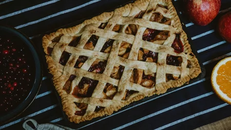 Κορμός μηλόπιτας χωρίς ζάχαρη - η εύκολη, γρήγορη και πεντανόστιμη συνταγή