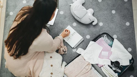 Η τσάντα μαιευτηρίου της Tidy Guru | 5 πράγματα που έβαλε στη λίστα της