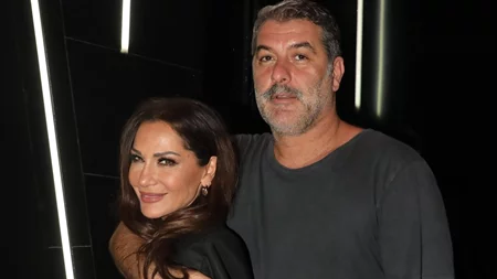 Δέσποινα Βανδή & Βασίλης Μπισμπίκης ποζάρουν full in love την ημέρα των ερωτευμένων