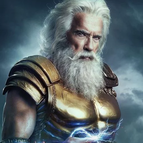 Ο Arnold Schwarzenegger μεταμορφώνεται σε Δία