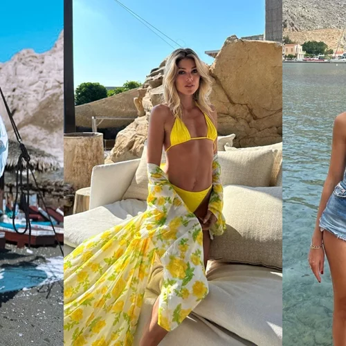 Τα stylish μαγιό που επέλεξαν οι Ελληνίδες celebrities το τριήμερο του Αγίου Πνεύματος