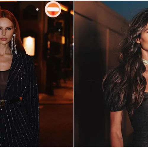 Η Ηλιάνα Παπαγεωργίου και η Έβελυν Καζαντζόγλου φόρεσαν το ίδιο φόρεμα με παγιέτες | Είναι τέλειο για τις γιορτές