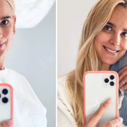 Άννη Πανταζή | Η τρυφερή φωτογραφία με τον νεογέννητο γιο της, δύο εβδομάδες μετά τη γέννα