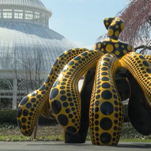 Εγκαινιάστηκε στον Βοτανικό Κήπο της Νέας Υόρκης η έκθεση "Kusama: Cosmic Nature"