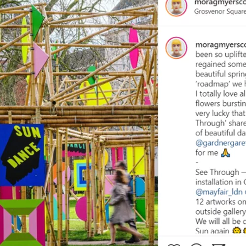 "See Through", μια εγκατάσταση στο Mayfair του Λονδίνου